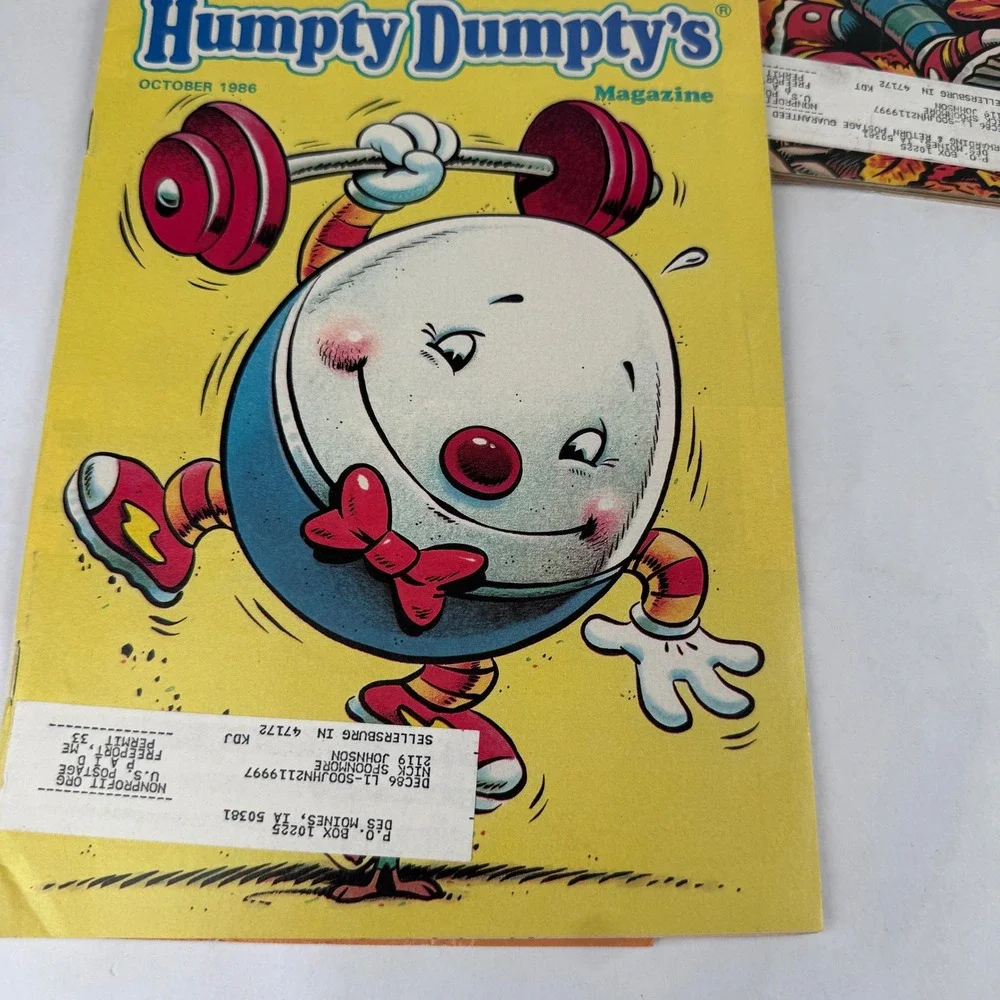 Vintage Lot of Humpty Dumpty Magazine lot of 6 1970s 1980s